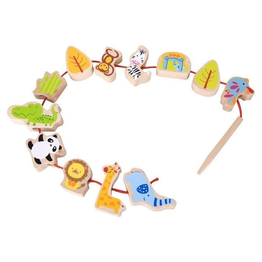 Classic World Wooden animal blocks connected