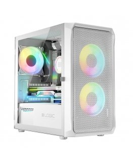 Logic PORTOS ARGB MINI USB 3.0 Case White
