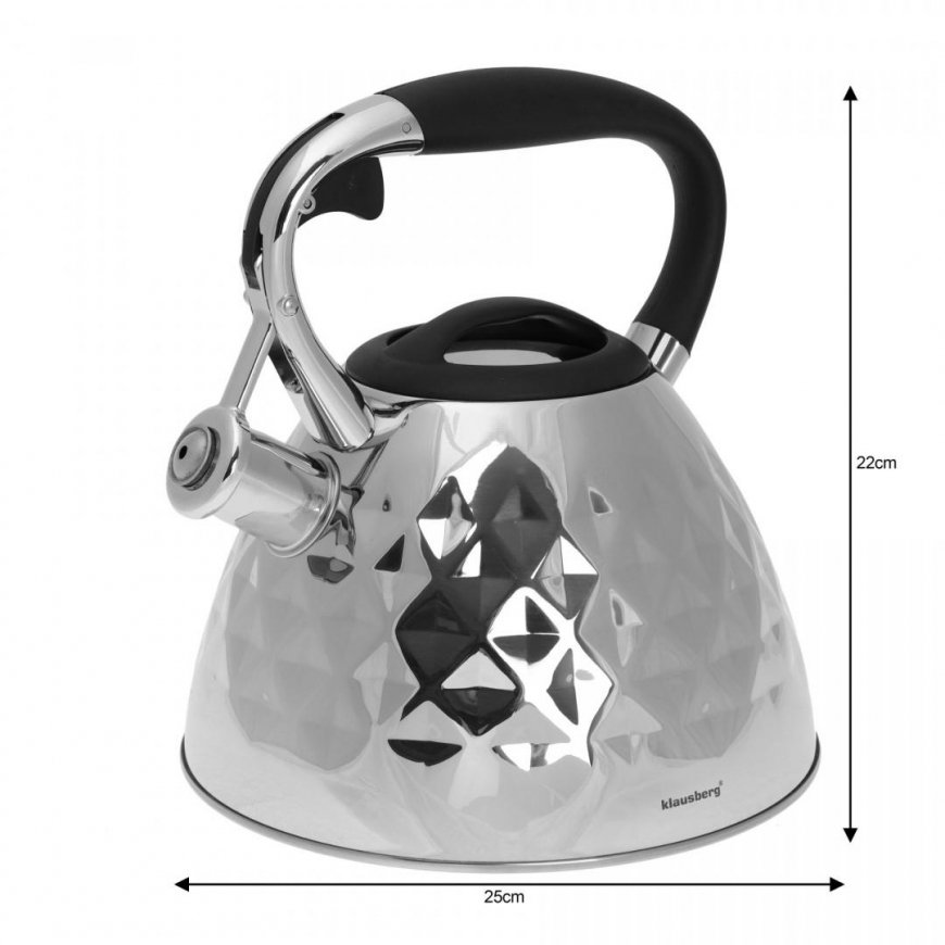 Kettle with whistle KLAUSBERG 3L KB-7413 – 2
