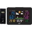 LTC Weather Station LTC Weather Station with Color Thermometer Hygrometer Display - Black Color