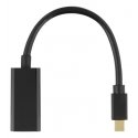 Deltaco 00110024 vaizdo kabelio adapteris 0,2 m Mini DisplayPort HDMI Juoda Deltaco 00110024 vaizdo kabelio adapteris 0,2 m Mini DisplayPort HDMI Juoda