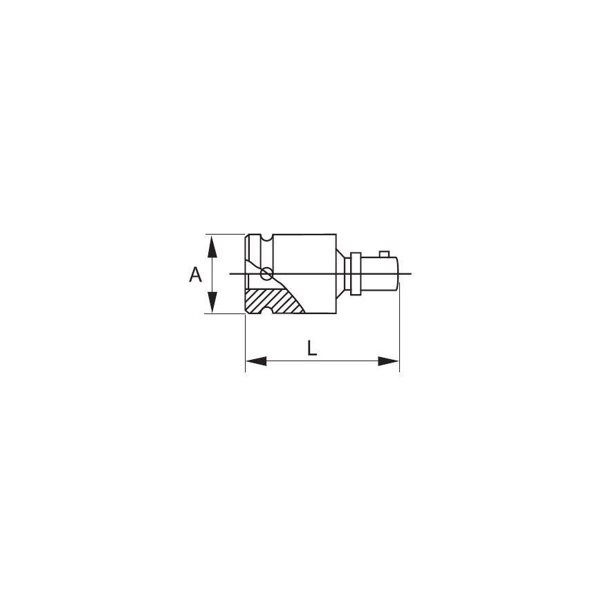 Smūginė universalioji jungtis (kardanas) 3/4" 92mm Irimo – 3