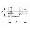 Impact universal connector (universal joint) 3/4 "92mm Irimo Impact universal connector (universal joint) 3/4 "92mm Irimo