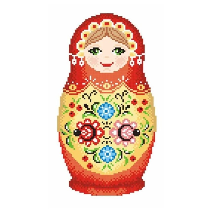 Beldizart Matryoshka. Gorodets painting SKN-455
