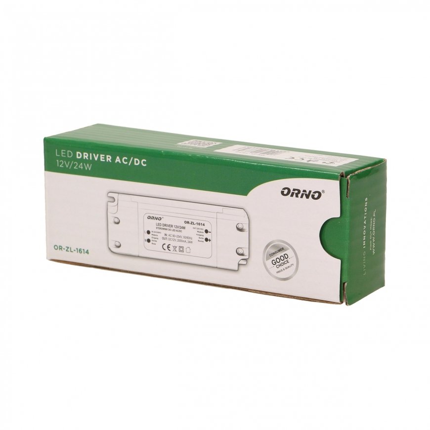 Orno Maitinimas LED 12VDC 24W, IP20 – 3