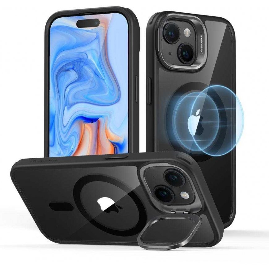 Case Evelatus Apple iPhone 15 PC+TPU With MagSafe Customized Print Blue Marble
