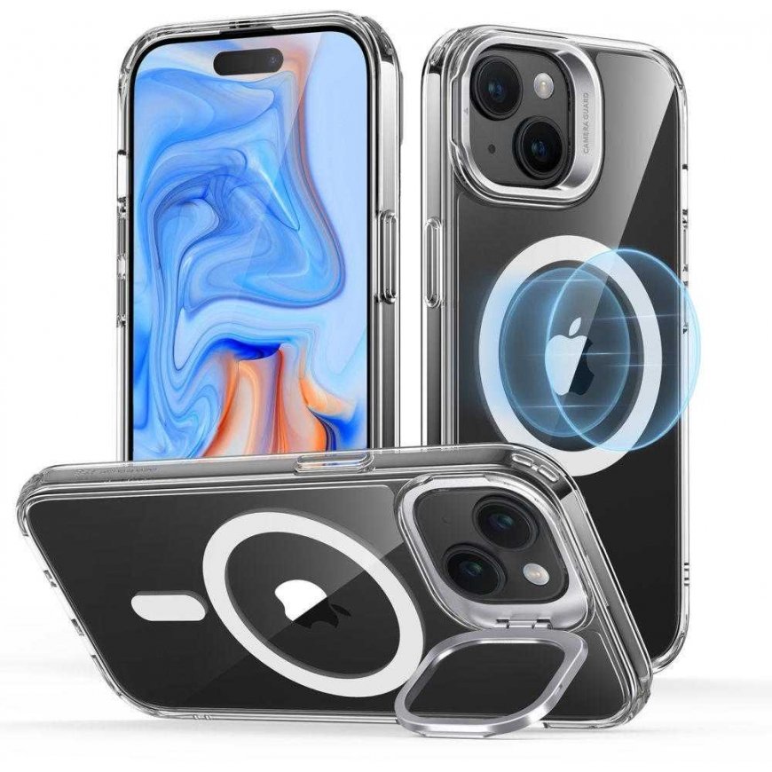 Case Evelatus Apple iPhone 15 PC+TPU With MagSafe Customized Print Blue Marble – 2