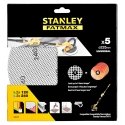 Slīppapīrs 2x120g/3x240g STANLEY STA39297P Slīppapīrs 2x120g/3x240g STANLEY STA39297P