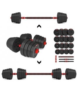 SGP30 COMPOSITE BARBELL AND DUMBBELLS SET 30 KG HMS