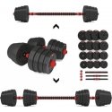 SGP30 COMPOSITE BARBELL AND DUMBBELLS SET 30 KG HMS