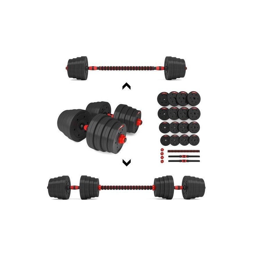 SGP30 COMPOSITE BARBELL AND DUMBBELLS SET 30 KG HMS – 3