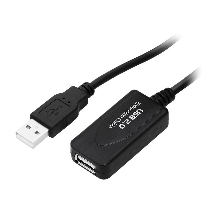 Blow USB - USB prailginimo kabelis 5m - Juodas