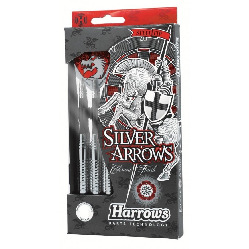 Harrows Darts Steeltip Sidabrinis ARROWS 3x26gR – 5