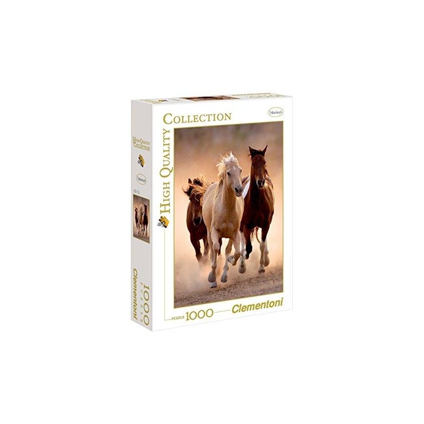 Clementoni Puzzle 1000 pcs. - Horses
