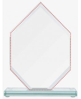 Detail Glass trophy with glued base