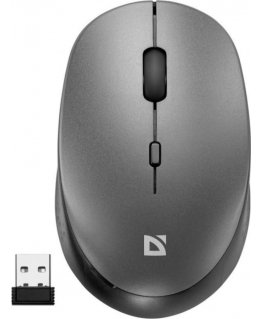 Mouse Defender Wireless mouse Defender AURIS MB-027 optical bezklikowa silent 1600dpi gray