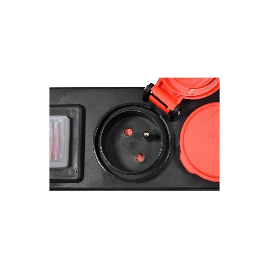 Yato YT-81241 pikendusjuhe 3 m 4 vahelduvvoolu kontakt Hoonesisene/hooneväline Must, Punane – 3