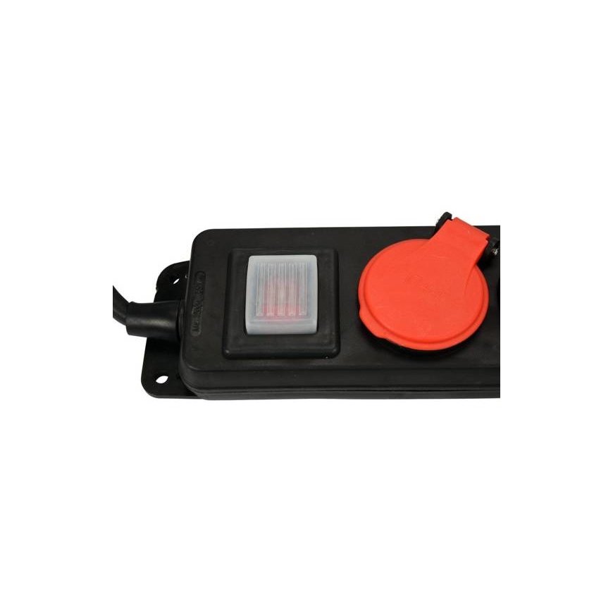 Yato YT-81241 pagarinātājs 3 m 4 Maiņstrāvas izvade (-s) Iekštelpu/āra Melns, Sarkans – 4