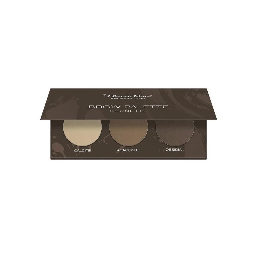 Pierre Rene Brow Palette eyebrow shadow palette 03 Brunette