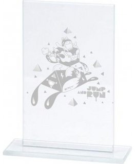 Victoria Sport Trofeum engraved glass