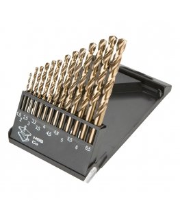 Drill Graphite HSS-Co 1.5-6.5 mm metal drills, set 13 pcs.