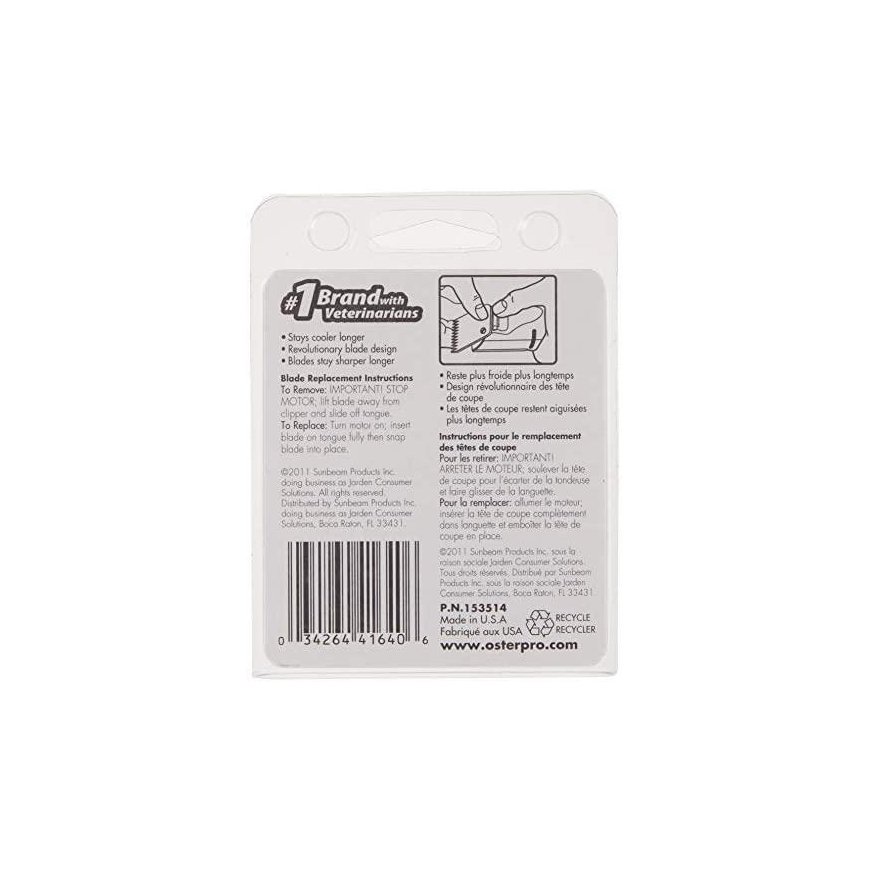 OSTER 919-18 Kerpamoji galvutė (4F), 9,5 mm – 4