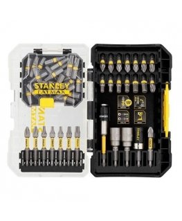 1/4" Impact Bits and Socket Set with 2 Magnetic Holders, 55 pcs. FATMAX Stanley [STA88559-XJ]