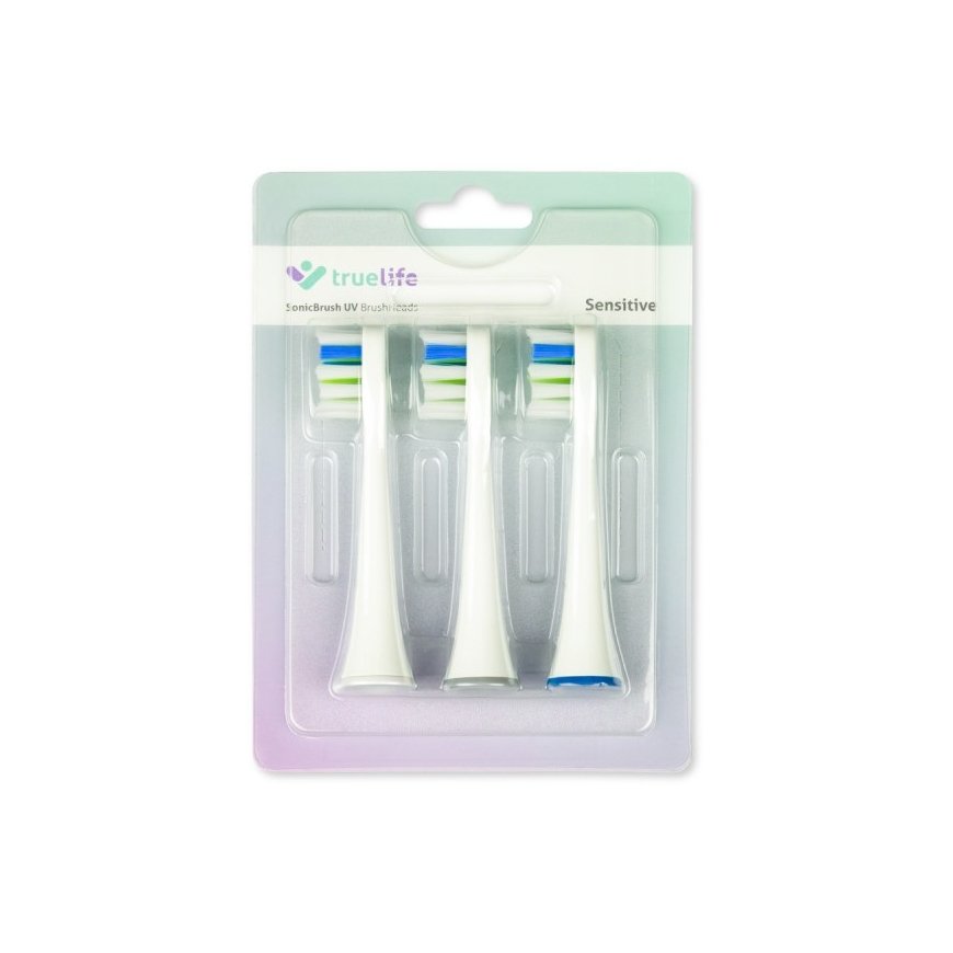 TrueLife SonicBrush UV - Sensitive Triple Pack 3 tk Valge
