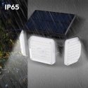 Maclean IP65 Solar LED Lamp with Motion and Dusk-to-Dawn Sensor IP65 4W 320lm 4000K Li-ion 1200 mAh 3 Operating Modes Floodlight