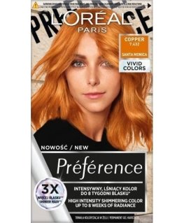 L'Oreal L'Oreal Paris L'OREAL_Preference Vivid Colors Plaukų dažai 7.432 Cooper