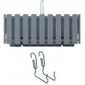 Prosperplast Balcony box with hooks Boardee Fencycase DDEF600W gray Prosperplast Balcony box with hooks Boardee Fencycase DDEF600W gray