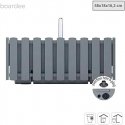 Prosperplast Balcony box with hooks Boardee Fencycase DDEF600W gray Prosperplast Balcony box with hooks Boardee Fencycase DDEF600W gray