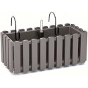Prosperplast Balcony box with hooks Boardee Fencycase DDEF600W gray Prosperplast Balcony box with hooks Boardee Fencycase DDEF600W gray
