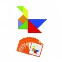 Wooden puzzle "Tangram", Viga Wooden puzzle "Tangram", Viga