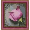 Beldizart SALE (discontinued) Diamond Painting Kit Pink Rose 22х24 cm AZ-17 Beldizart SALE (discontinued) Diamond Painting Kit Pink Rose 22х24 cm AZ-17