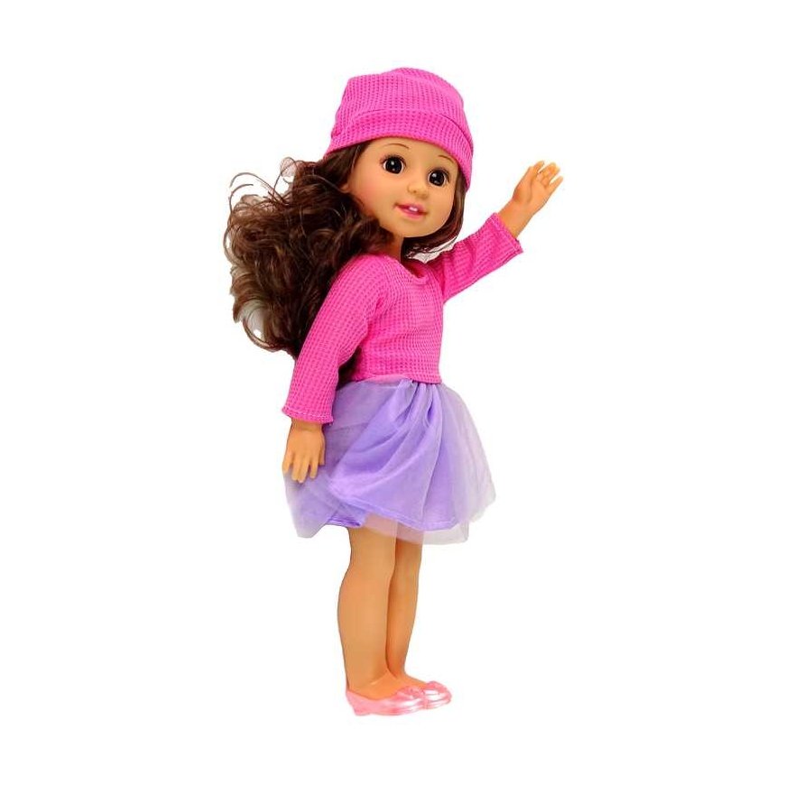 Lean Cars Baby Girl Doll Rudi plaukai – 3
