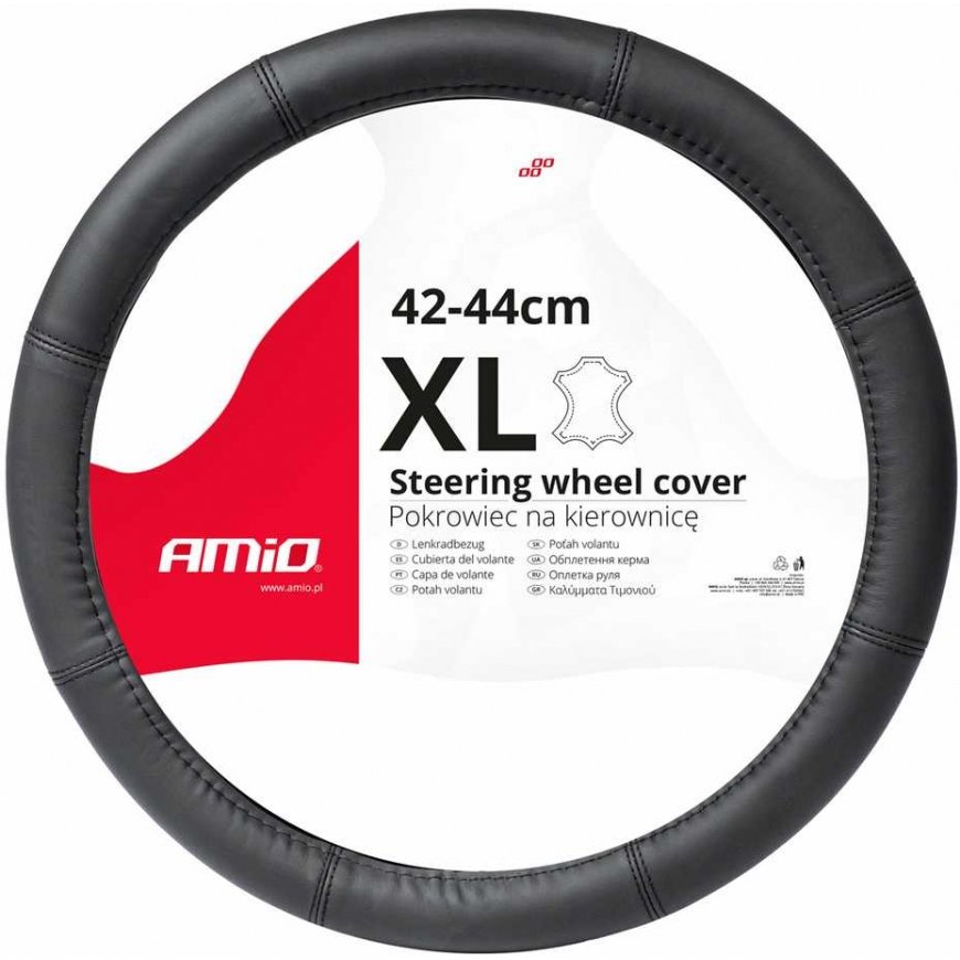 AMiO Leather car steering wheel cover