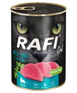 DOLINA NOTECI Rafi Cat Adult ar tunci - mitrā kaķu barība - 400g