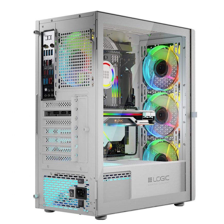 Logic ARAMIS ARGB MINIDI USB 3.0 korpuss, balts – 4