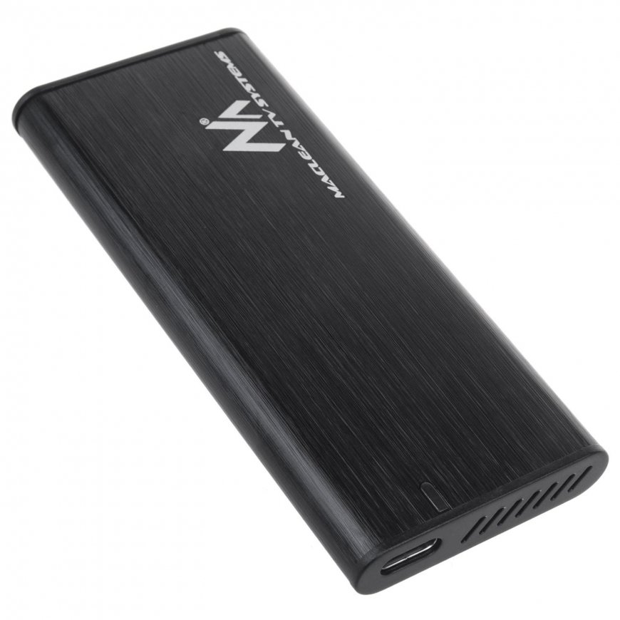 Maclean MCE443 NVMe SATA SSD M.2 Enclosure Adapter Aluminum NVMe (PCIe), NGFF (SATA) Supports USB 3.1 2230/2240/2260/2280 USAP C – 2