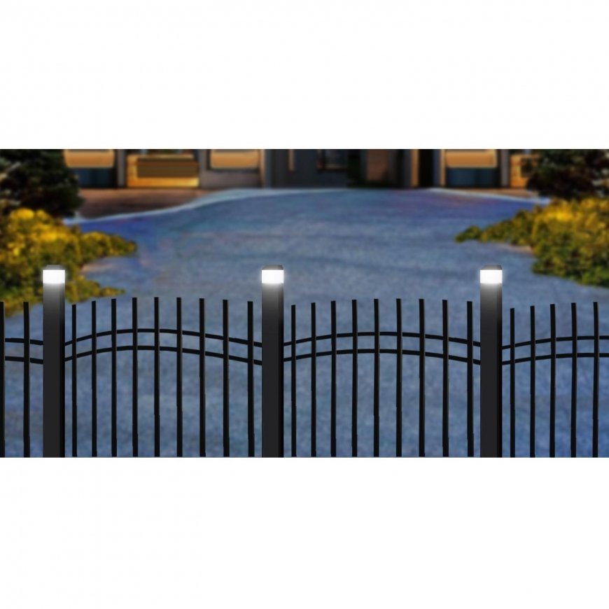 Solar garden pillar solar lamp 61 x 61 x 45 mm GreenBlue GB126 – 3