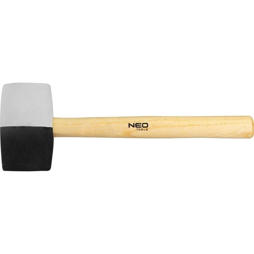 Neo rubber hammer with wooden handle