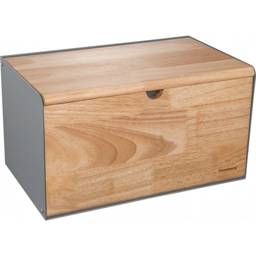 KLAUSBERG pleninė ir medinė duonos dėžutė KB-7395 – 2