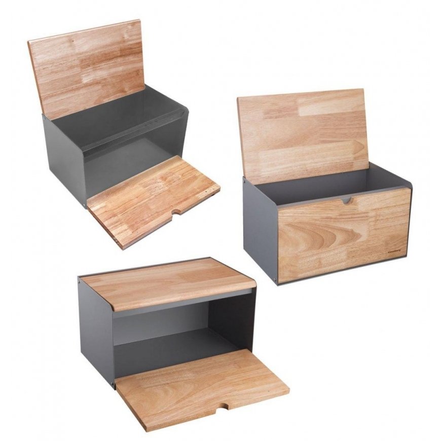 KLAUSBERG plastic and wooden bread box KB-7395 – 4