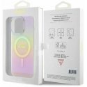 Case Guess "Hardcase IML Iridescent MagSafe iPhone 15 Pro Max" Pink