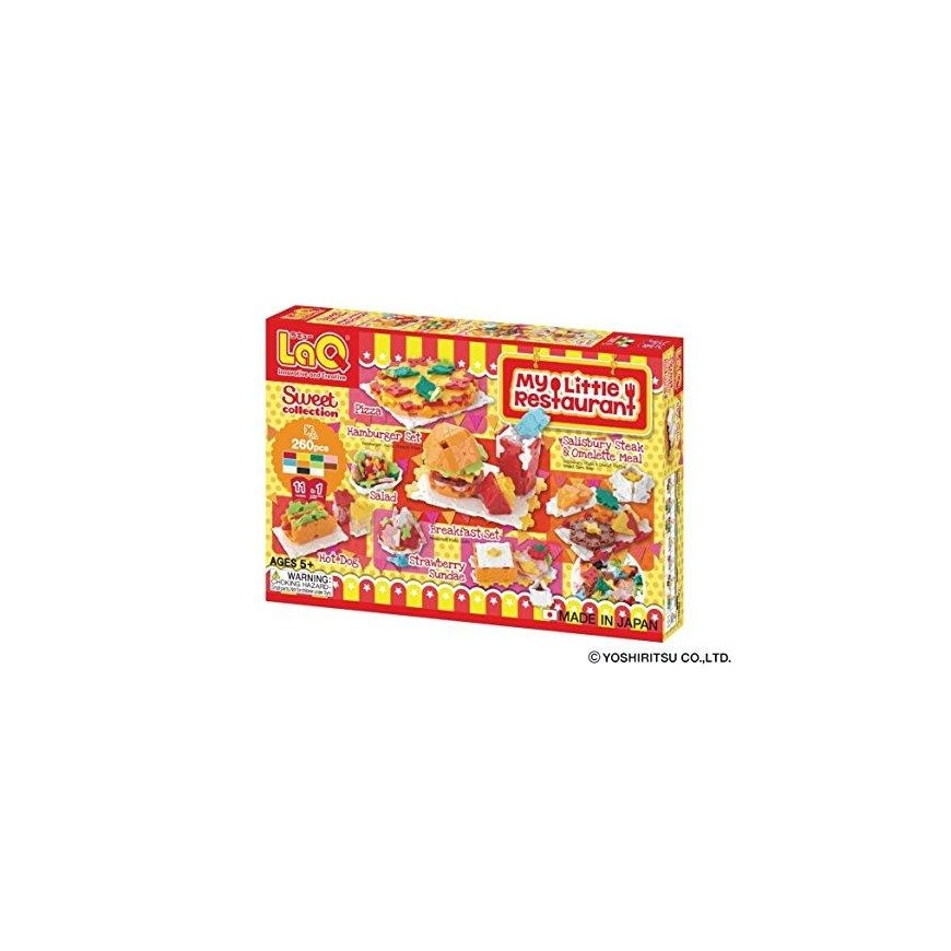 Japanese educational constructor LaQ Sweet Collection "My Little Restaurant" - as many as 11 models of small restaurants with va – 5