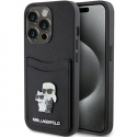 Karl Lagerfeld KLHCP15LSAPKCNPK iPhone 15 Pro 6.1" Black|Black Hard Case Saffiano Cardslot Karl&Choupette Metal Pin Karl Lagerfeld KLHCP15LSAPKCNPK iPhone 15 Pro 6.1" Black|Black Hard Case Saffiano Cardslot Karl&Choupette Metal Pin