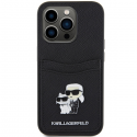 Karl Lagerfeld KLHCP15LSAPKCNPK iPhone 15 Pro 6.1" Black|Black Hard Case Saffiano Cardslot Karl&Choupette Metal Pin Karl Lagerfeld KLHCP15LSAPKCNPK iPhone 15 Pro 6.1" Black|Black Hard Case Saffiano Cardslot Karl&Choupette Metal Pin
