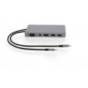LMP Display Dock 2 Langallinen USB 3.2 Gen 1 (3.1 Gen 1) Type-C Harmaa