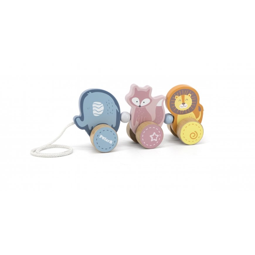 Wooden animal train "Viga Toys" – 2